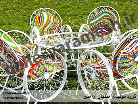 فروش مبلمان باغی فلزی تهران